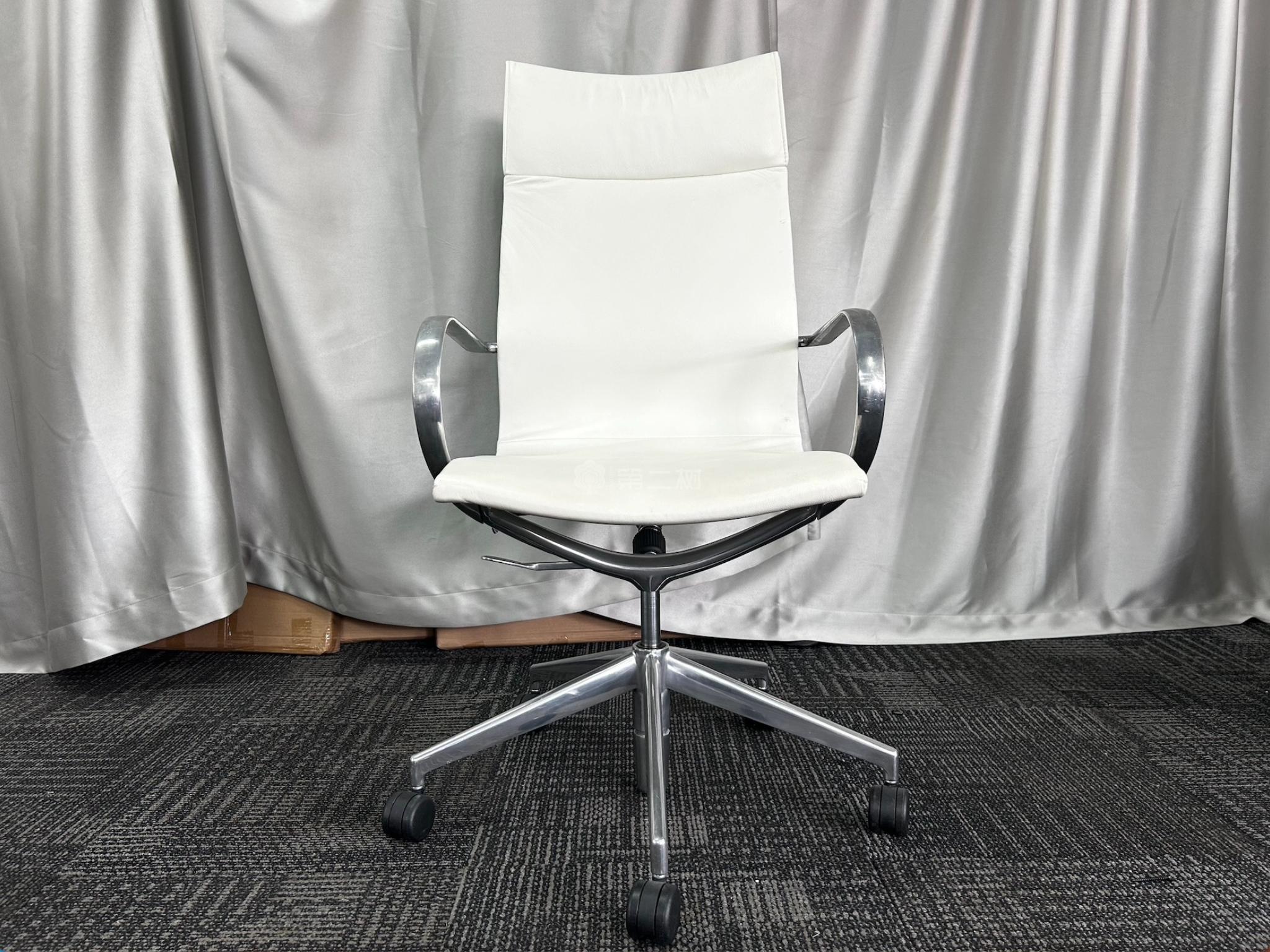 International brand white used office chair computer chair executive chair swivel chair leather chair