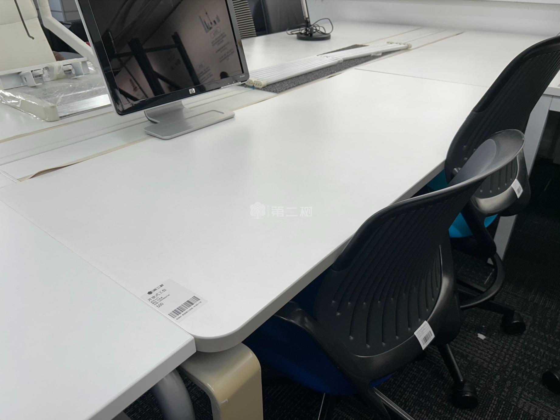 Branded Used Employee Workstation Staff Desk Computer Desk Open Screen Workstation