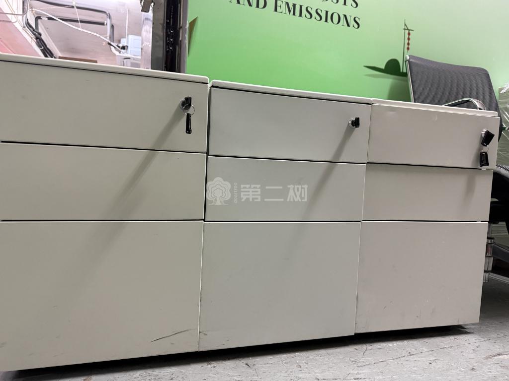 海沃氏Haworth二手活动柜小推柜三抽桌下柜钢制储物柜文件柜